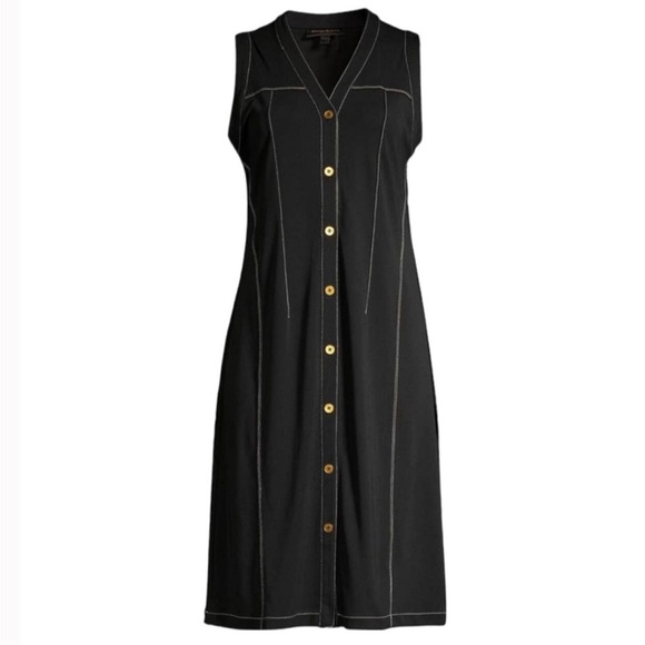 NWT! Donna Karan Black Dress from Neiman Marcus size Medium - Picture 3 of 11